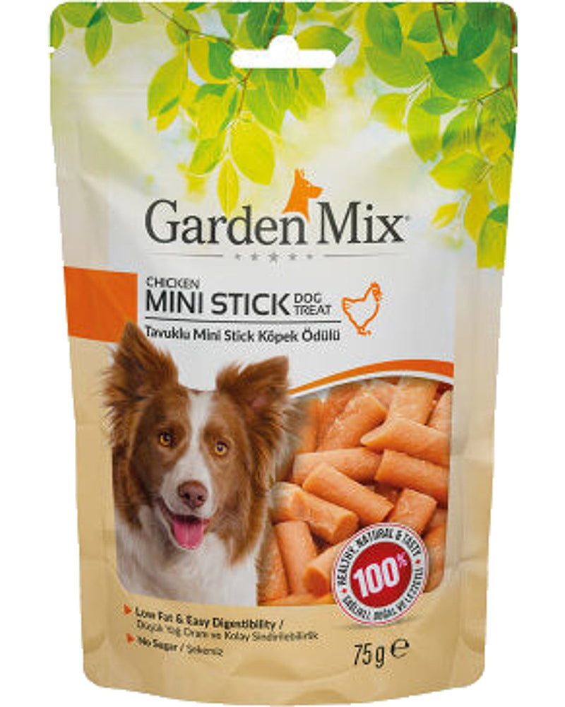 Garden Mix Tavuklu Mini Çubuk Köpek Ödülü 75 gr