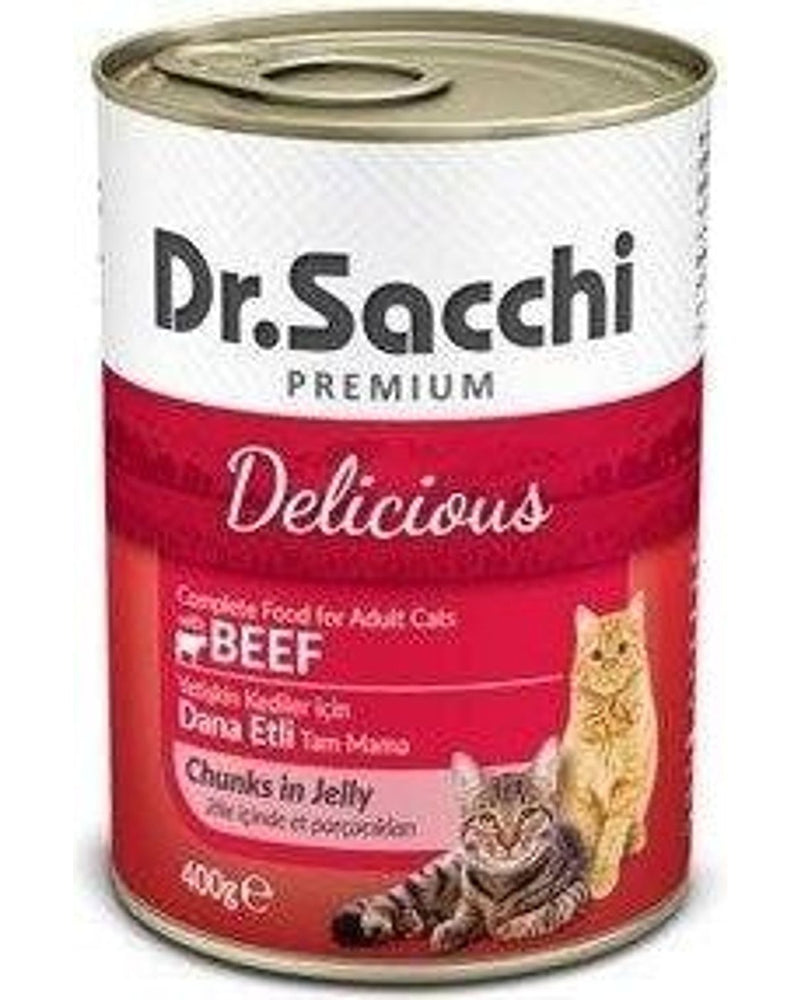 Dr.Sacchi Sığır Etli Kedi Konservesi 400 gr