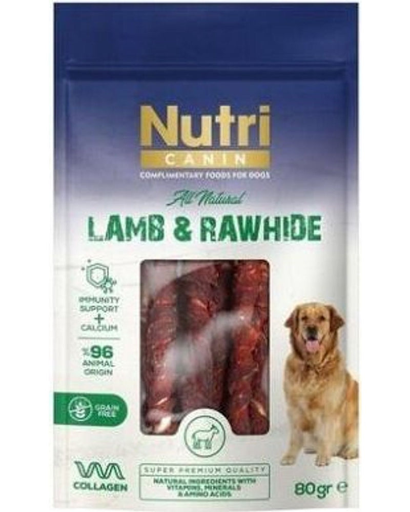 Nutri Canin Kuzu Etli Sargılı Köpek Ödül Kemiği 80 gr (Small)