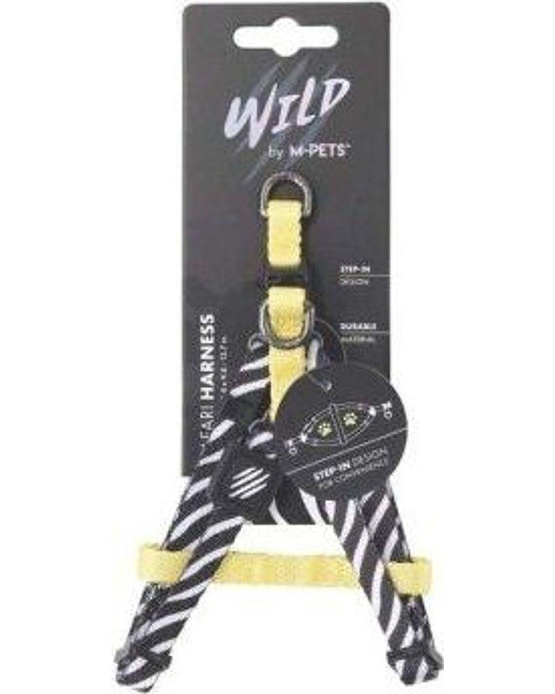 M-Pets Safari Desenli Güvenlik Kilitli Köpek Tasması (XS)