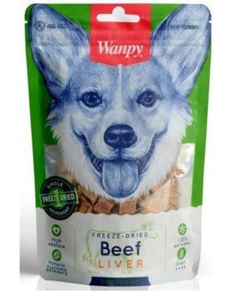 Wanpy Kurutulmuş %100 Dana Ciğeri Köpek Ödülü 40 g