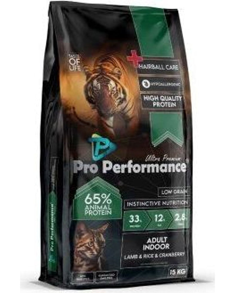 Pro Performance Indoor Kuzulu Pirinçli Yetişkin Kedi Maması 15 kg