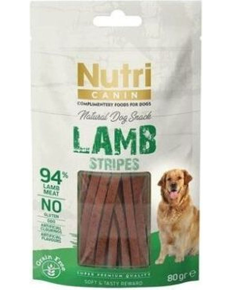 Nutri Canin Tahılsız Kuzu Etli Yumuşak Köpek Ödülü 80 gr