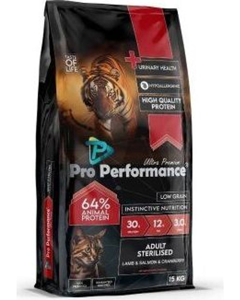 Pro Performance Kuzu Somonlu Kısırlaştırılmış Kedi Maması 15 kg
