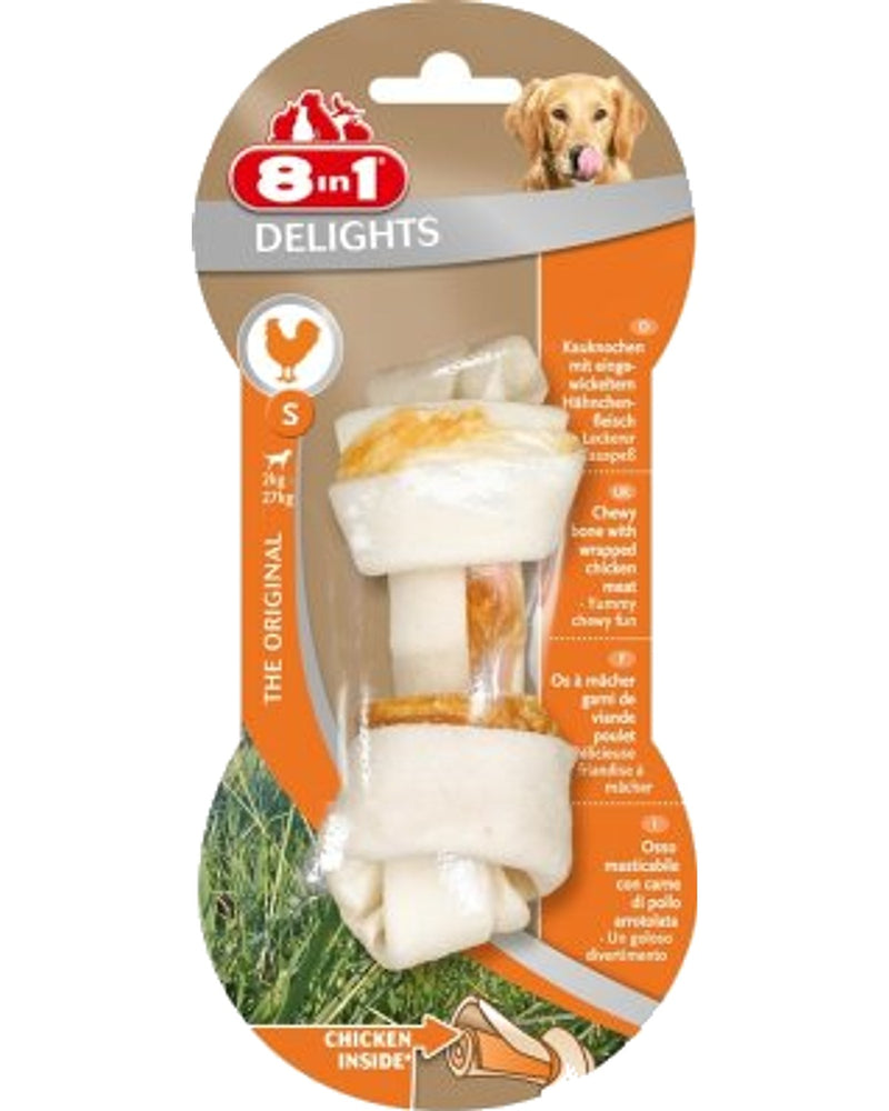 8in1 Tavuklu Ağız Bakım Köpek Ödül Kemiği (S) 35 gr