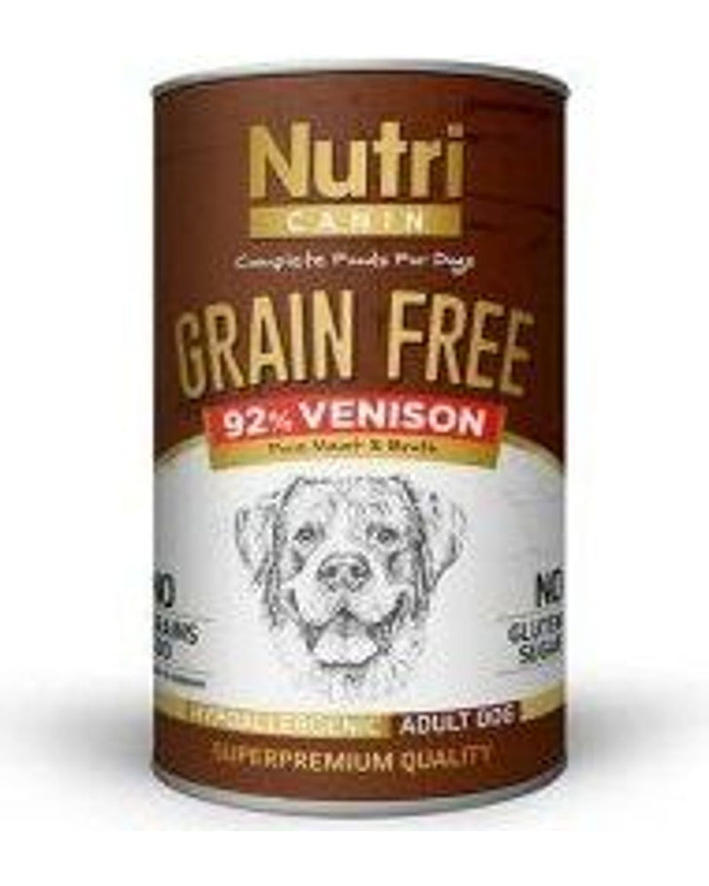 Nutri Canin Tahılsız Geyik Patatesli Yetişkin Köpek Konservesi 400 gr