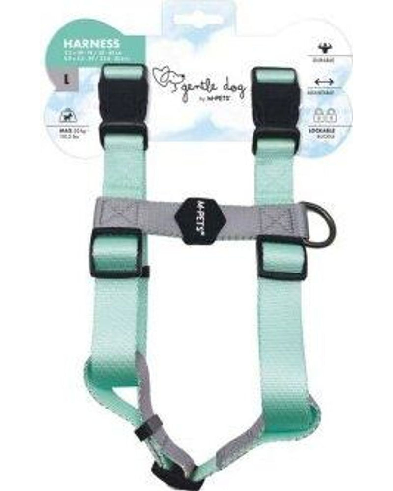 M-Pets Yumuşak Dolgulu Köpek Göğüs Tasması (Yeşil, L)