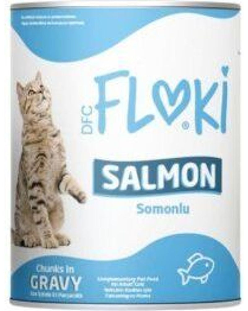 Floki Somonlu Soslu Yetişkin Kedi Konservesi 400 gr