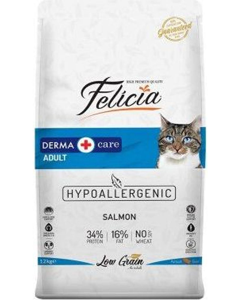 Hassas Bünye için Somonlu Hipoalerjenik 12 kg Kedi Maması