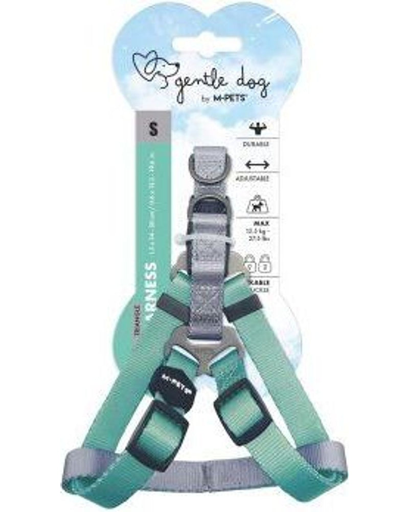 M-Pets Üçgen Yumuşak Dolgulu Köpek Tasması (Yeşil, S)