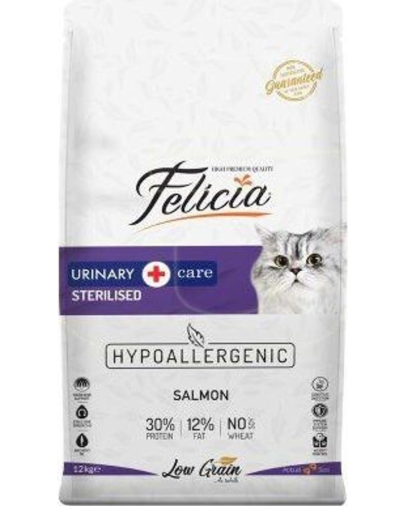 Kısırlaştırılmış için Somonlu Light 12 kg Kedi Maması