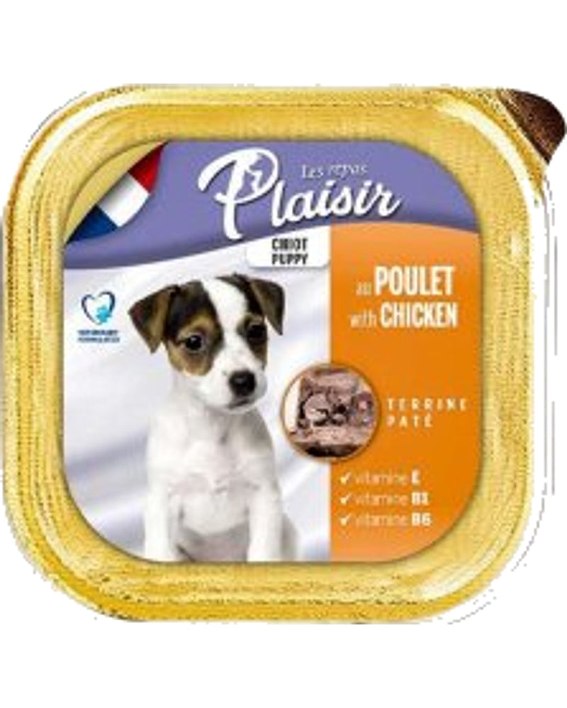 Plaisir Tavuk Etli Ezme Yavru Köpek Konservesi 150 gr
