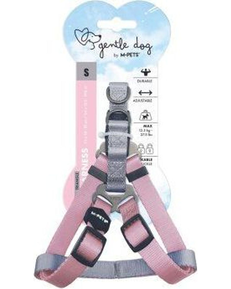 M-Pets Üçgen Yumuşak Dolgulu Köpek Tasması (Pembe, S)