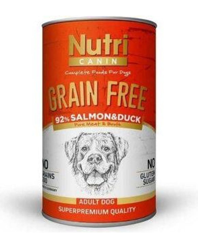 Nutri Canine Somonlu Ördekli Tahılsız Köpek Konservesi 400 gr