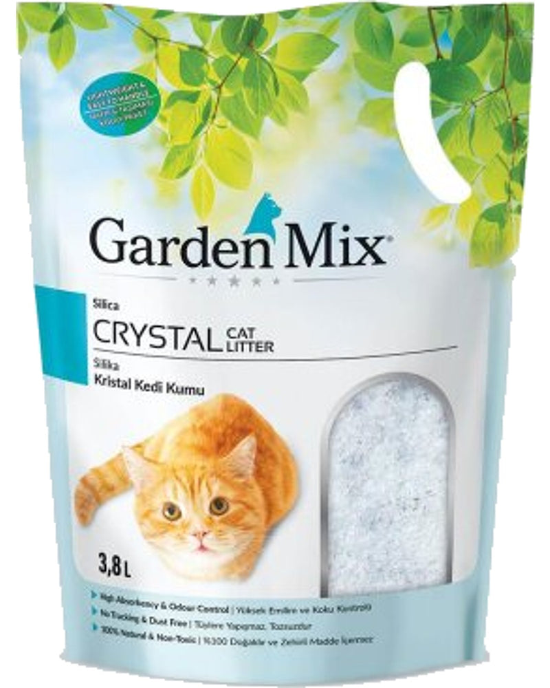 Koku Kontrollü Silika Kristal Kedi Kumu 3,8 L / 1,4 kg