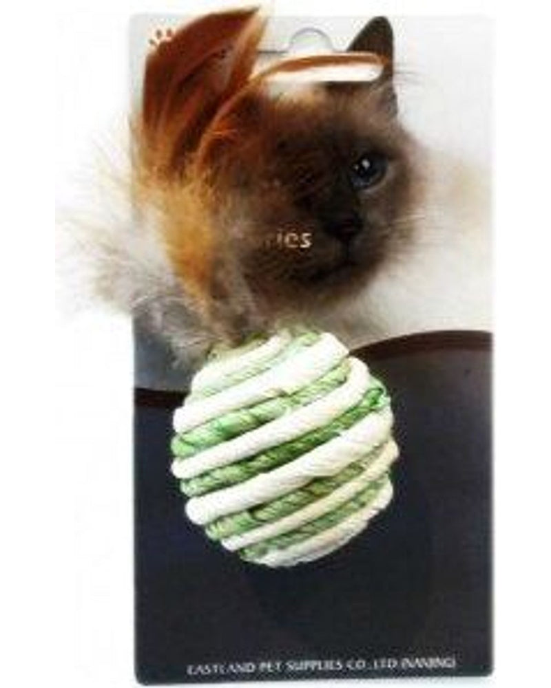 Eastland Tüylü Doğal Kedi Oyun Topu 4,5 cm