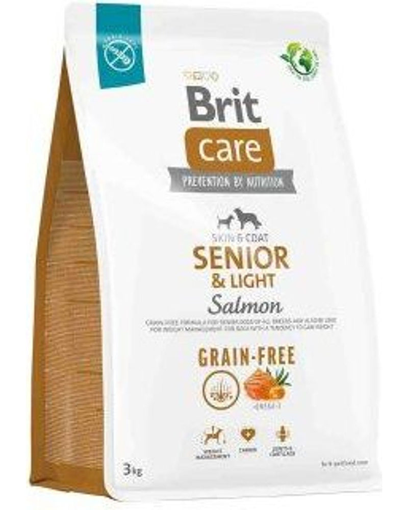 Brit Care Tahılsız Somonlu Hassas Deri Yaşlı Köpek Maması 3 kg