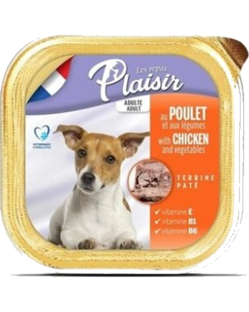 Plaisir Tavuk Etli Ezme Yetişkin Köpek Konservesi 150 gr