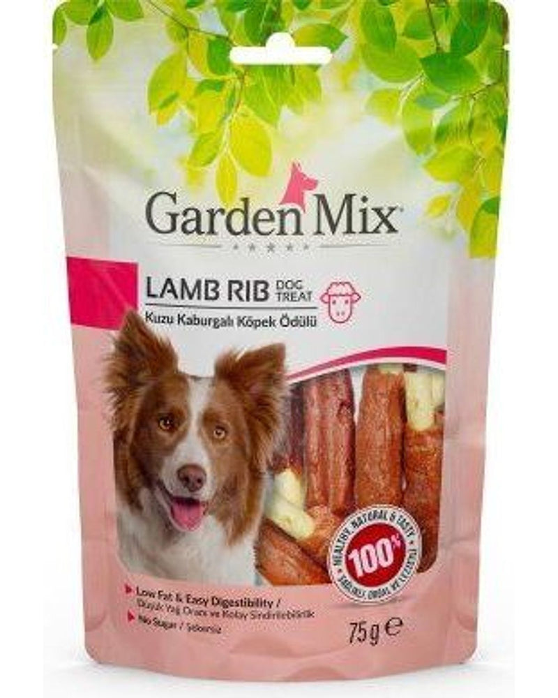 Garden Mix Fırında Kavrulmuş Kuzu Kaburgalı Köpek Ödülü 75 gr