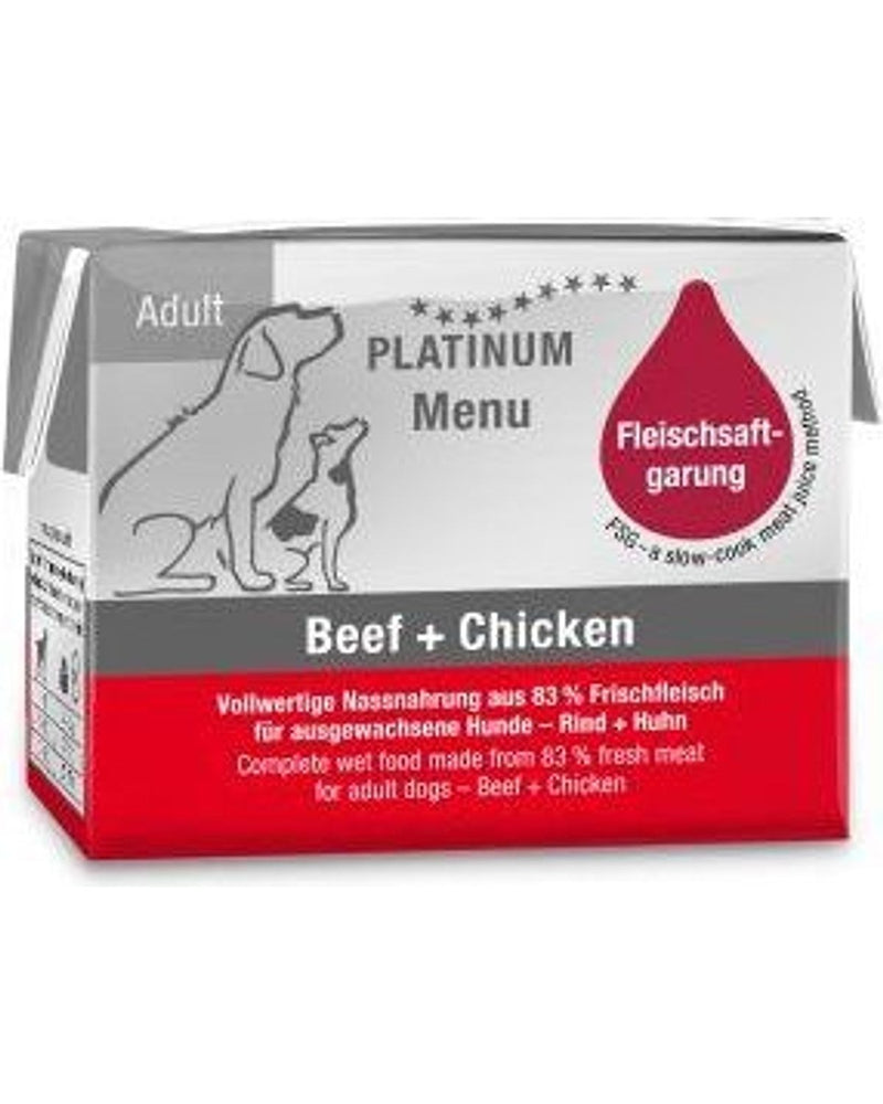 Platinum %83 Taze Etli Sığır ve Tavuklu Köpek Yaş Maması 90 gr