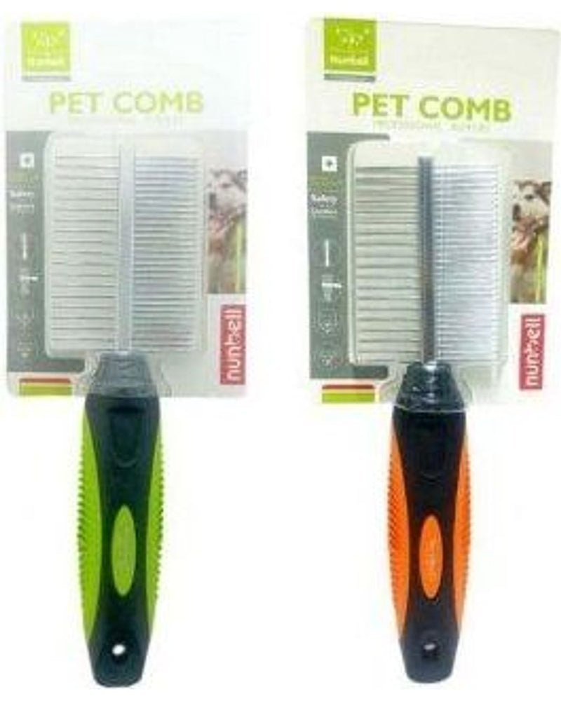 Nunbell Çift Taraflı Metal Kedi ve Köpek Kıtık Açıcı Tarak