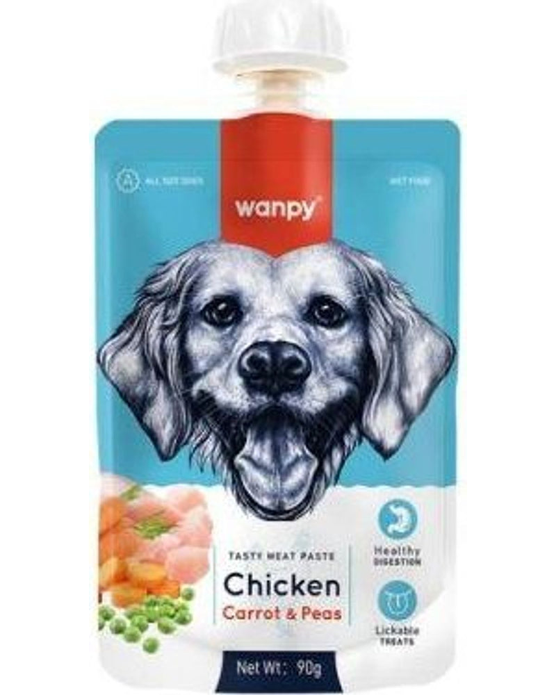 Wanpy Taze Tavuk Havuçlu Köpek Et Ezmesi Ödülü 90 gr