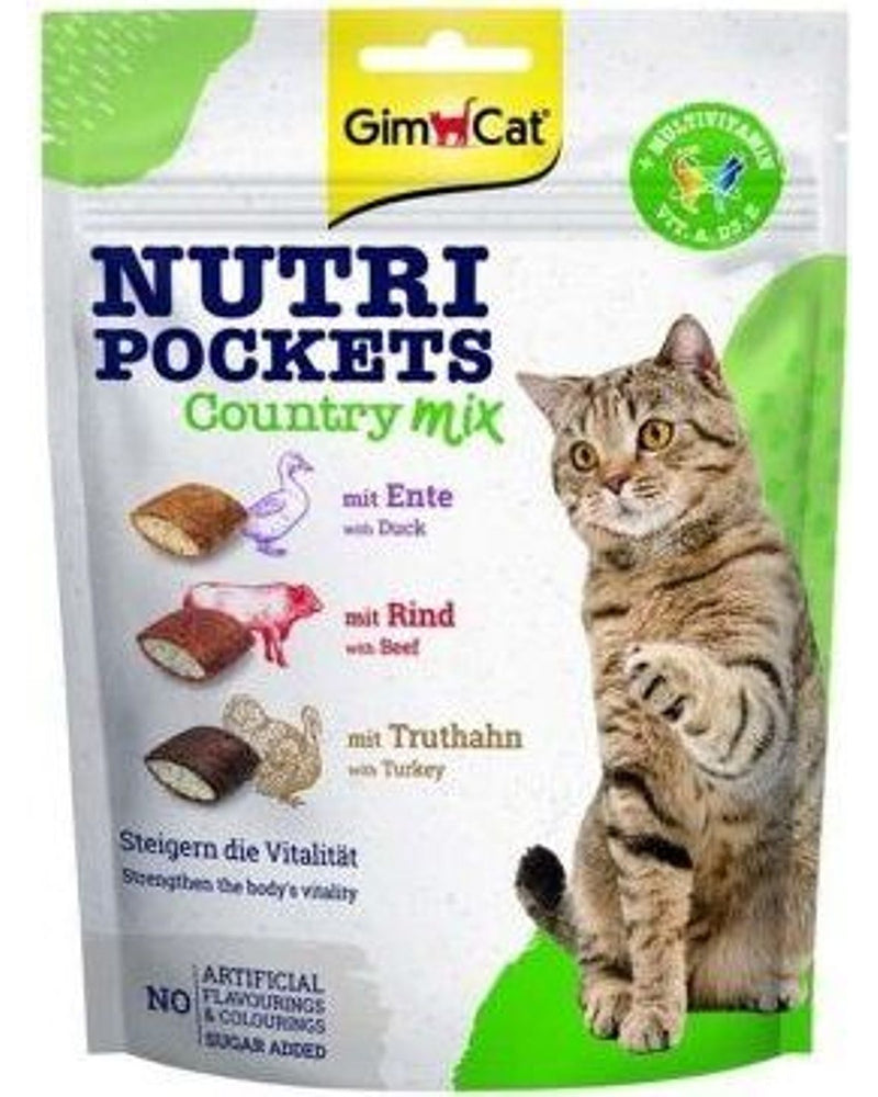 Gimcat Country Mix Multivitaminli İçi Dolu Kedi Ödülü 150 gr