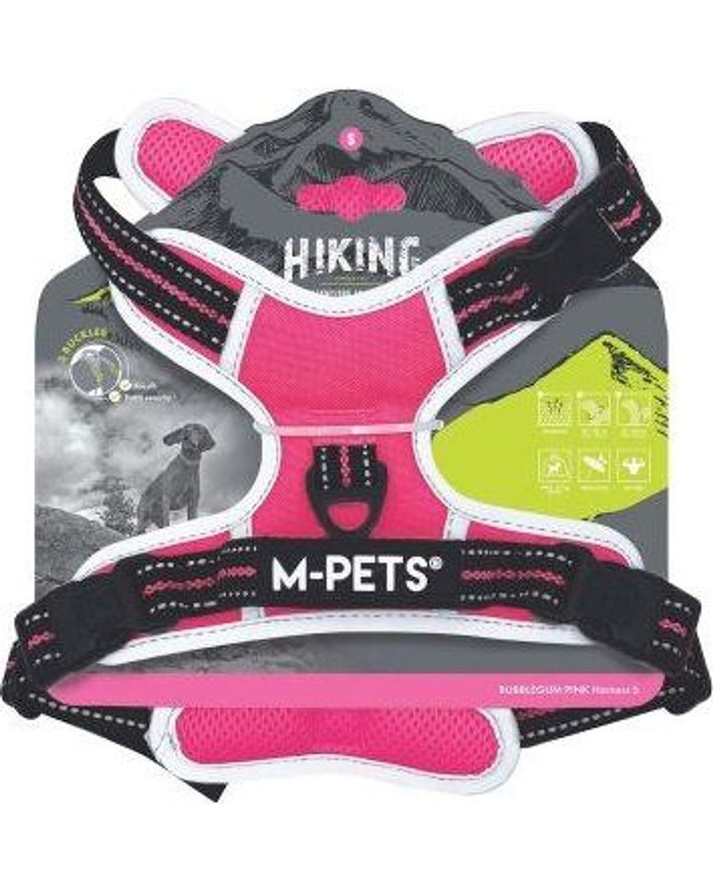 M-Pets Su Geçirmez Reflektörlü Köpek Tasması (Pembe, M)