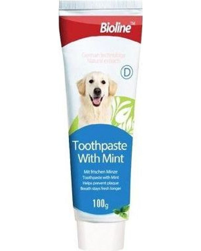 Bioline Nane Aromalı Köpek Diş Macunu 100 gr