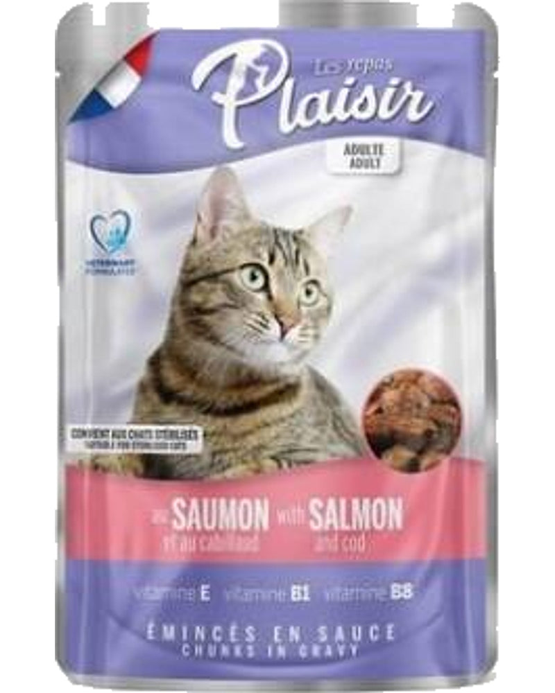 Somonlu ve Morina Balıklı Yetişkin Kedi Konservesi 100 gr