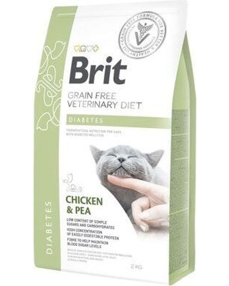 Brit Vet Diet Diabetes Tahılsız Diyabet Destekli Kedi Maması 2 kg
