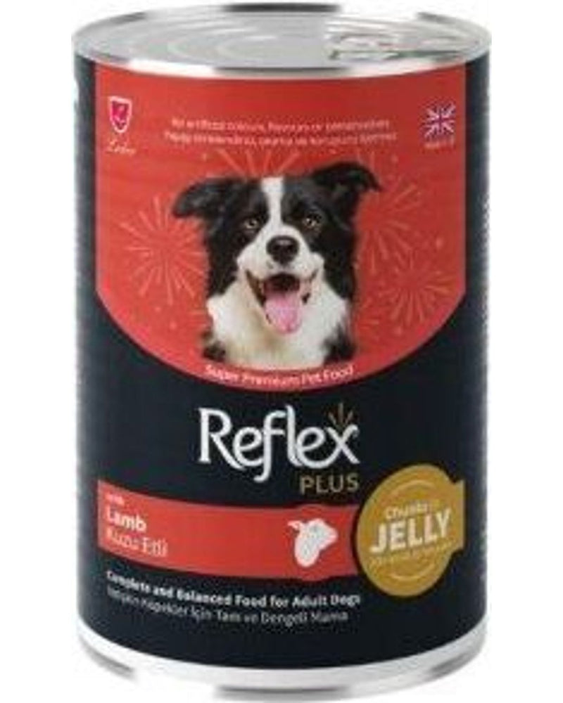 Reflex Plus Jöle İçinde Kuzu Etli Köpek Konservesi 400 gr