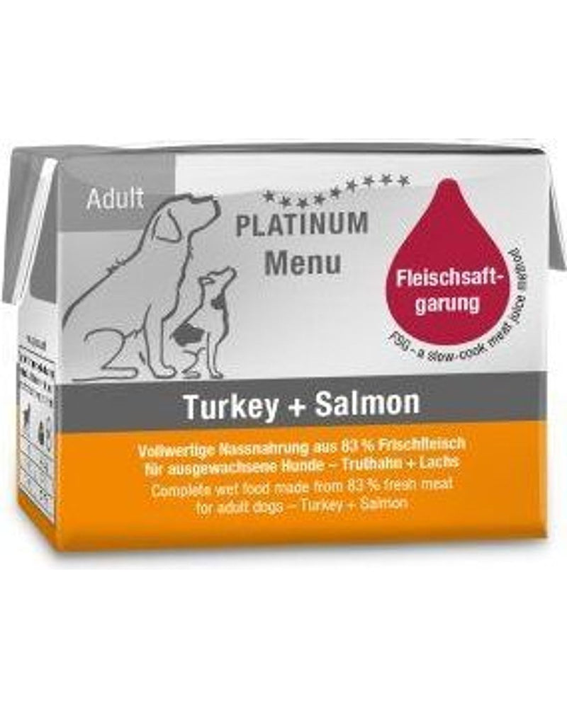 Platinum Hindili ve Somonlu Yetişkin Köpek Yaş Maması 90 gr