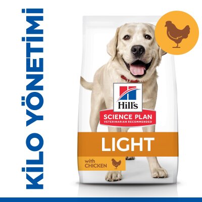 Hill's Science Plan Light Büyük Irk Tavuklu Köpek Maması 14 kg