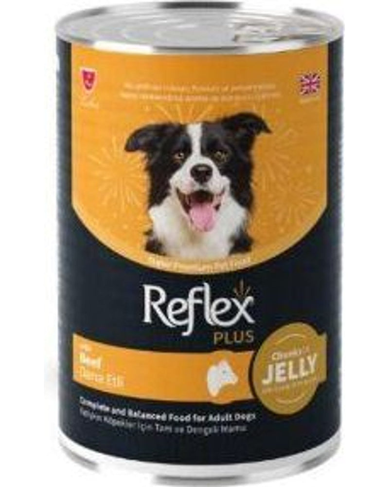 Reflex Plus Jöle İçinde Dana Etli Köpek Konservesi 400 gr