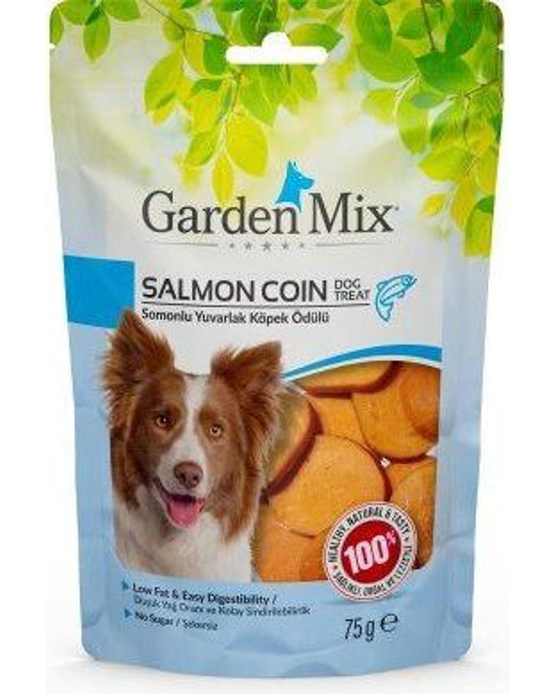 Garden Mix Fırında Kavrulmuş Somonlu Yuvarlak Köpek Ödülü 75 gr