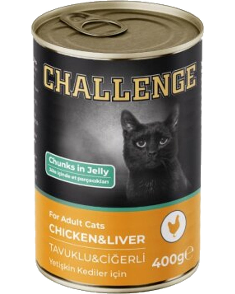 Tavuk ve Ciğerli Yetişkin Kedi Konservesi 400 gr