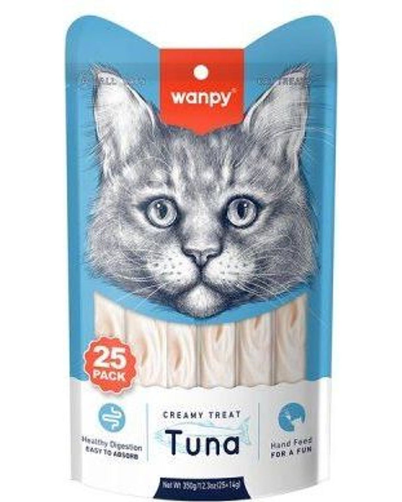 Wanpy Ton Balıklı Sıvı Krema Kedi Ödülü 25x14 gr