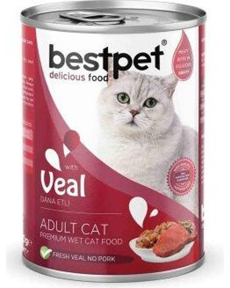 Bestpet Jöleli Dana Etli Yetişkin Kedi Konservesi 400 gr