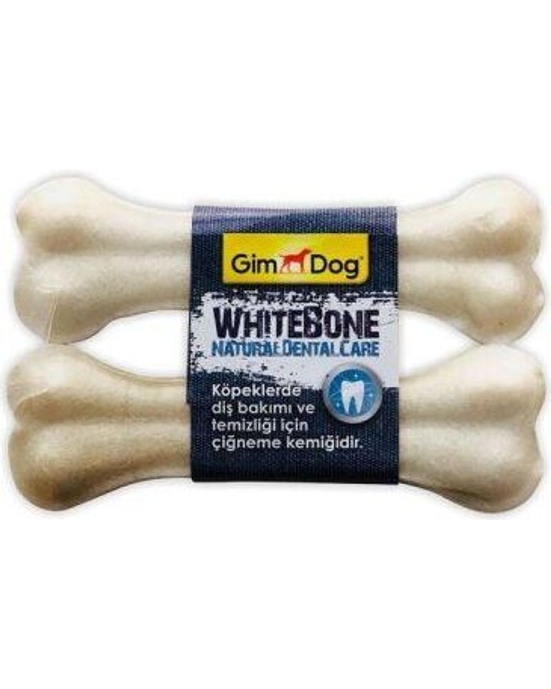 Beyaz Presli Çiğneme Kemiği 14 cm 2'li 120 gr