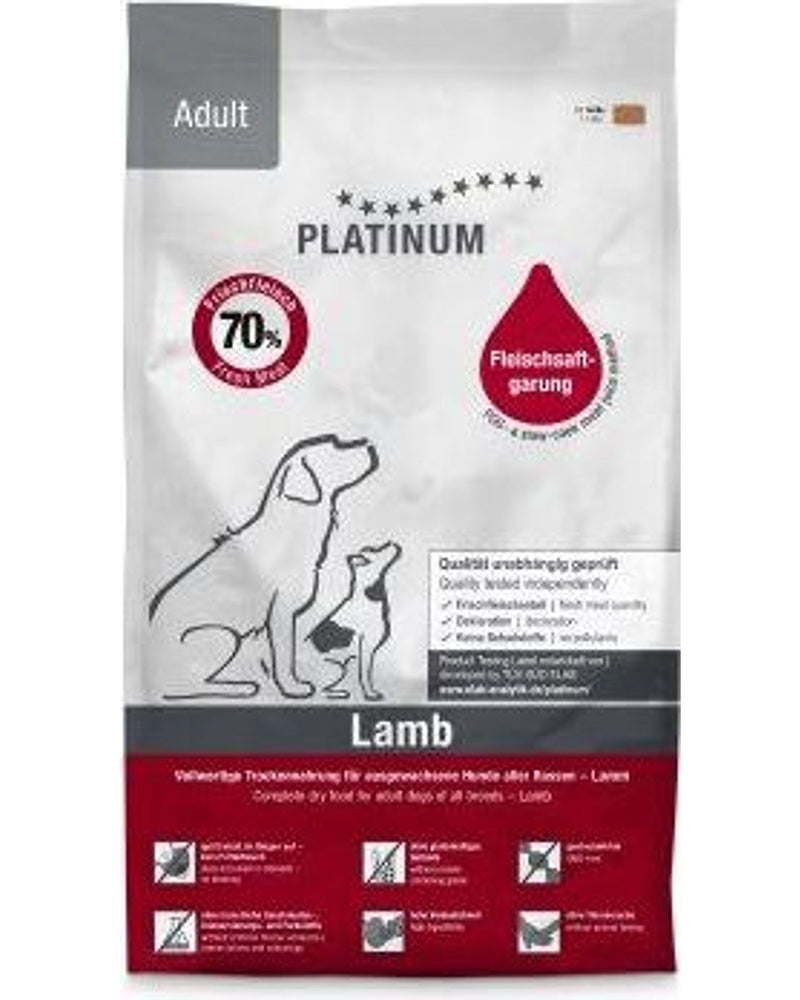 Platinum Kuzulu Yarı Nemli Yetişkin Köpek Maması 5 kg