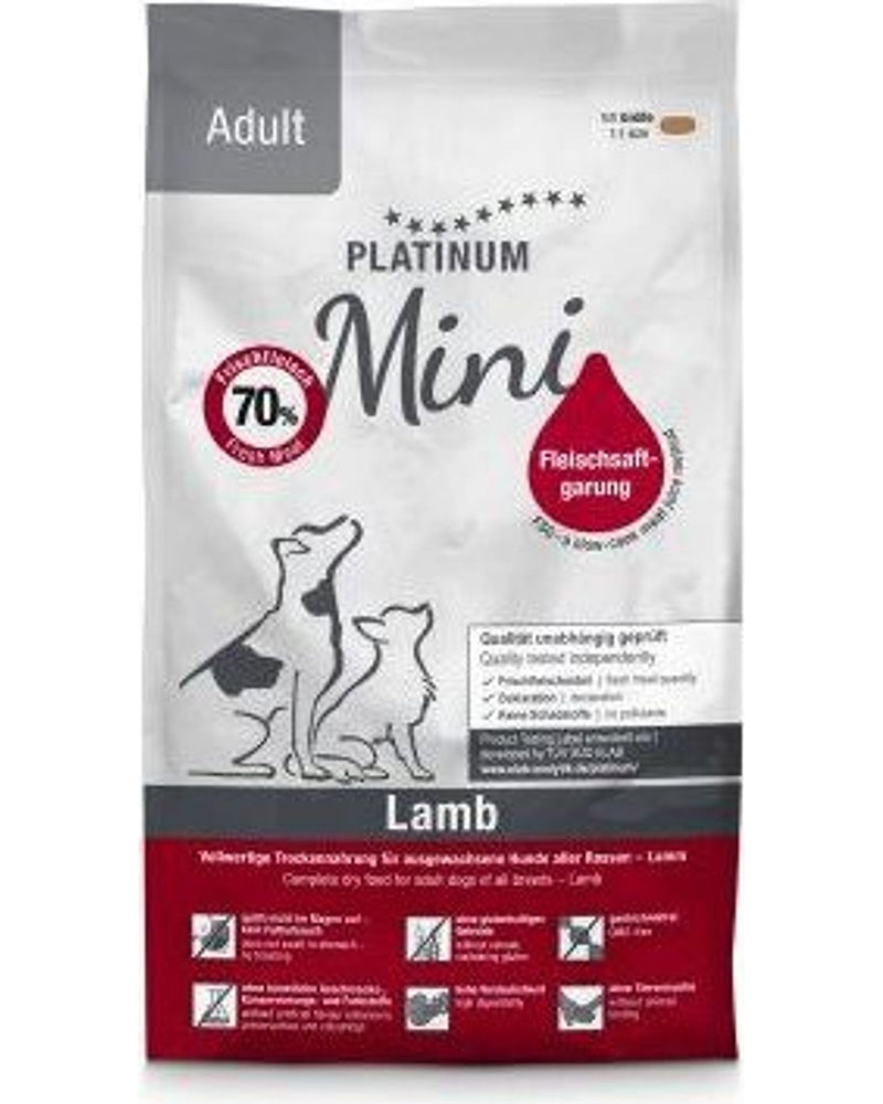 Platinum Mini Kuzulu Küçük Irk Yetişkin Köpek Maması 900 gr