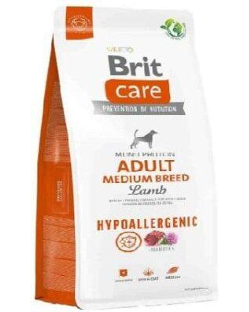 Brit Care Tek Protein Hipoalerjenik Kuzulu Yetişkin Köpek Maması 3 kg