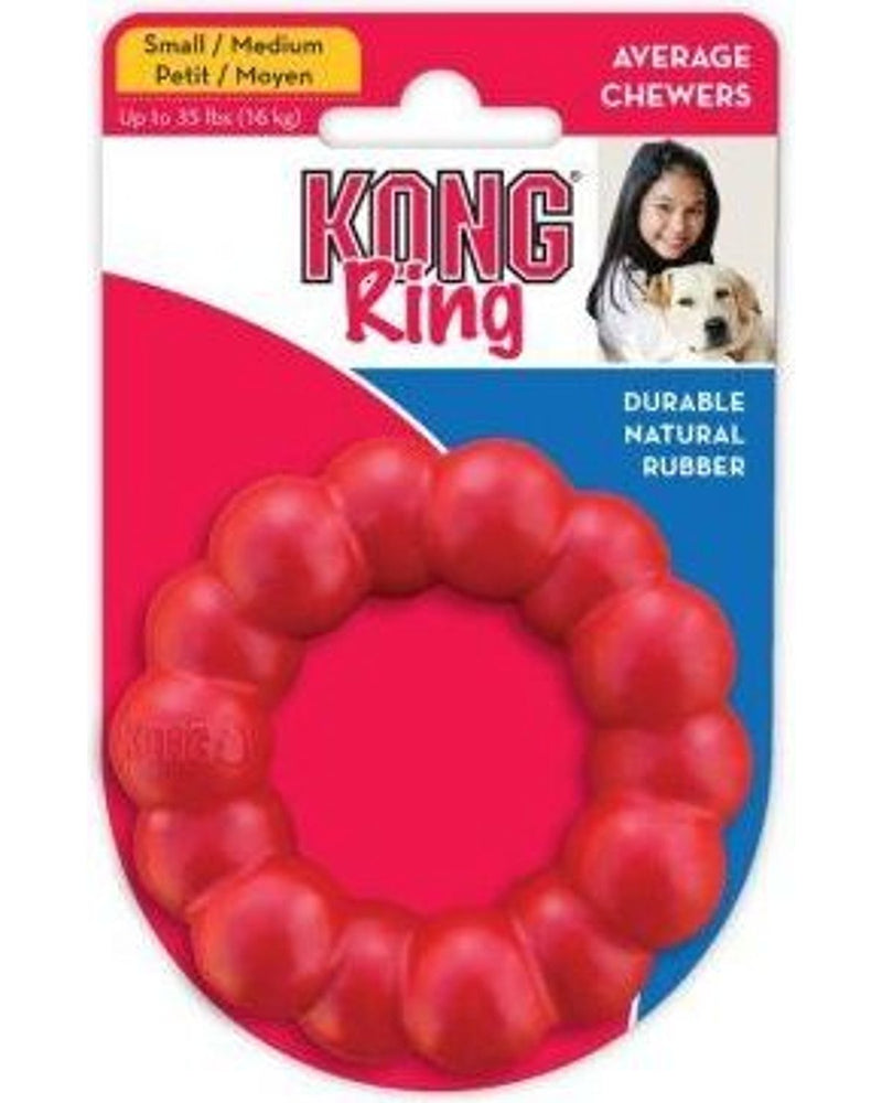 Kong Ring Doğal Kauçuk Halka Köpek Isırma Oyuncağı (S-M)