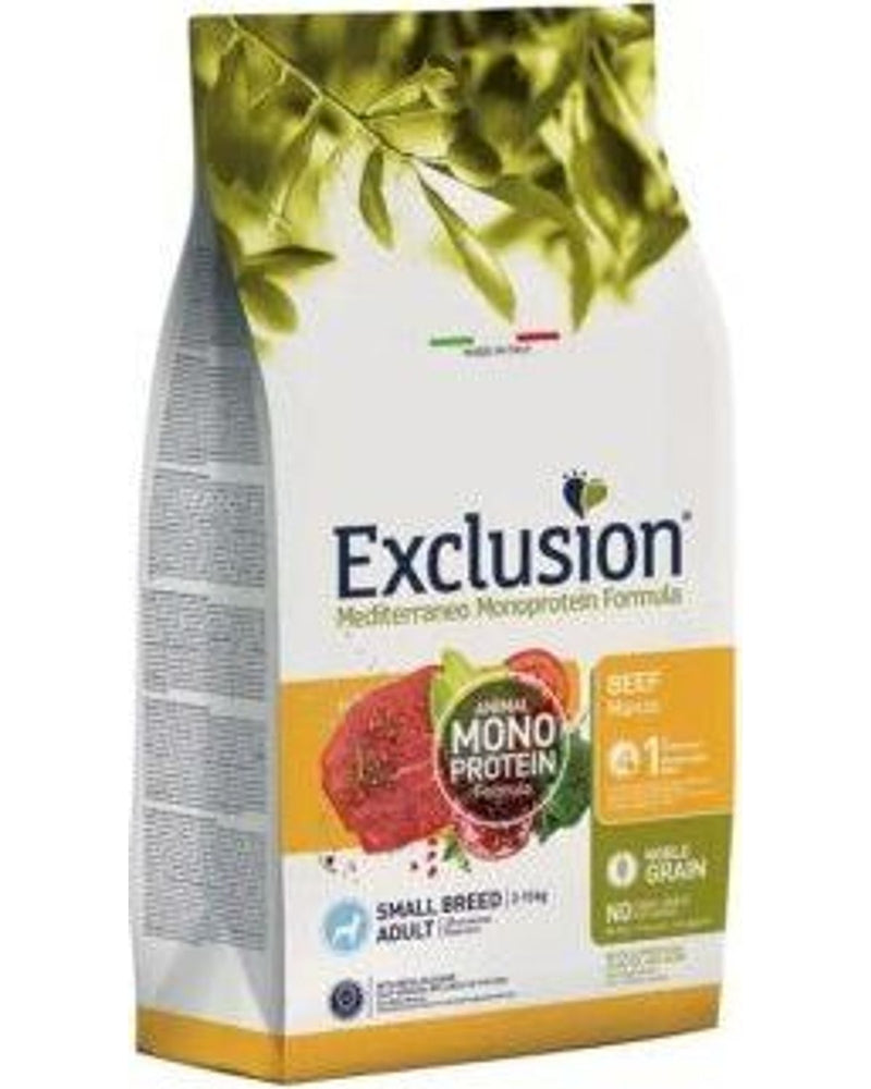 Exclusion Sığır Narlı Düşük Tahıllı Küçük Irk Köpek Maması 2 kg