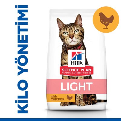 Hill's Science Plan Light Tavuklu Kilo Kontrolü Kedi Maması 1,5 kg