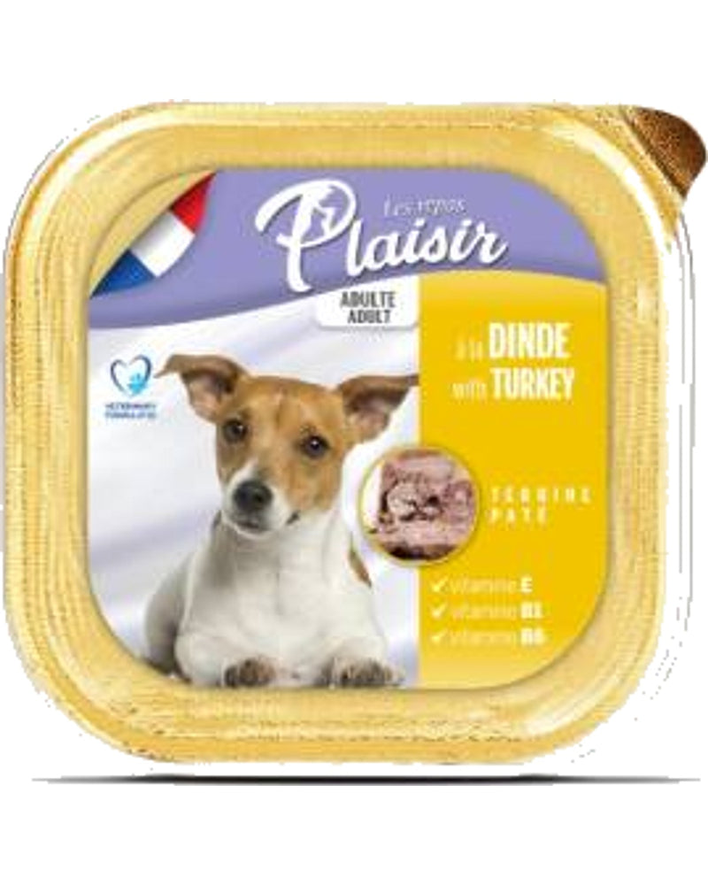 Plaisir Pate Hindili Yetişkin Köpek Konservesi 150 gr