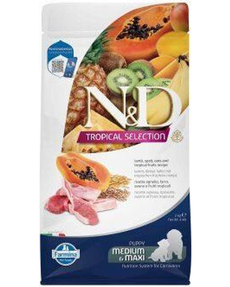 N&D Tropical Kuzu Etli Düşük Tahıllı Orta-Büyük Irk Yavru Maması 2 kg