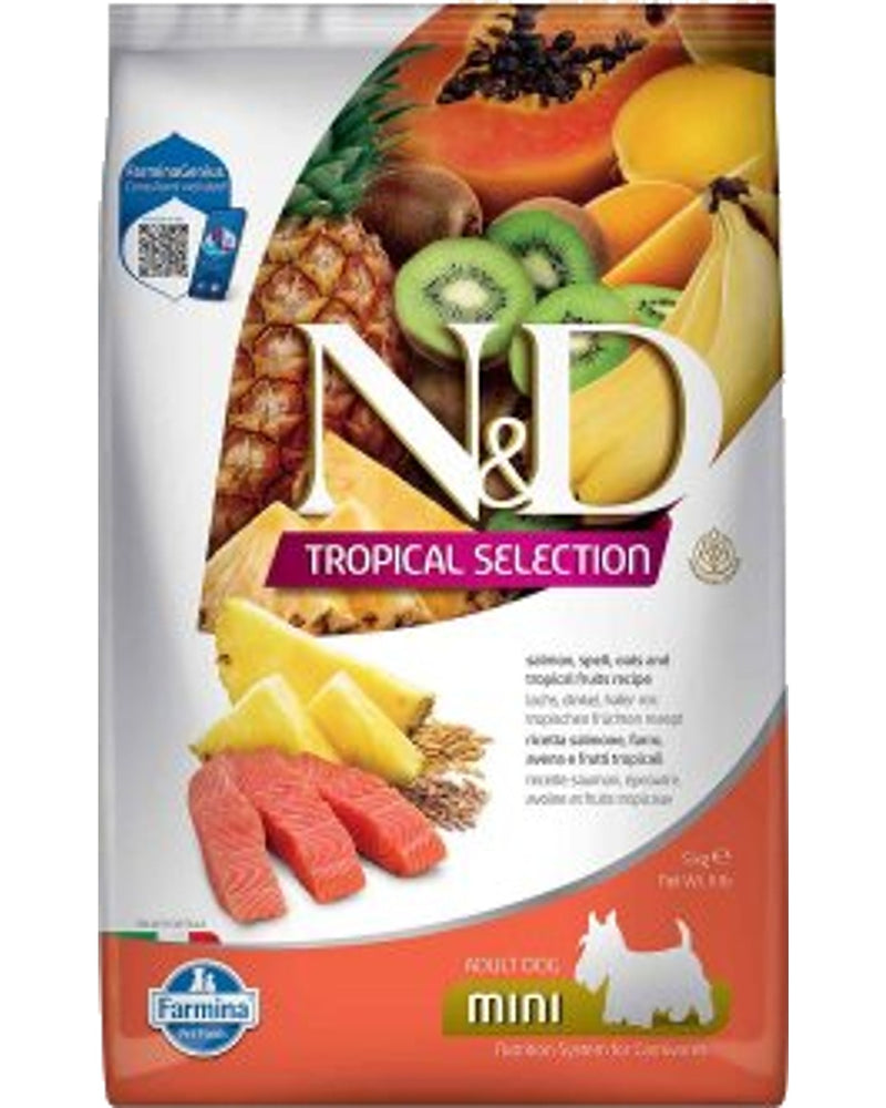 N&D Tropical Somonlu Düşük Tahıllı Küçük Irk Köpek Maması 5 kg