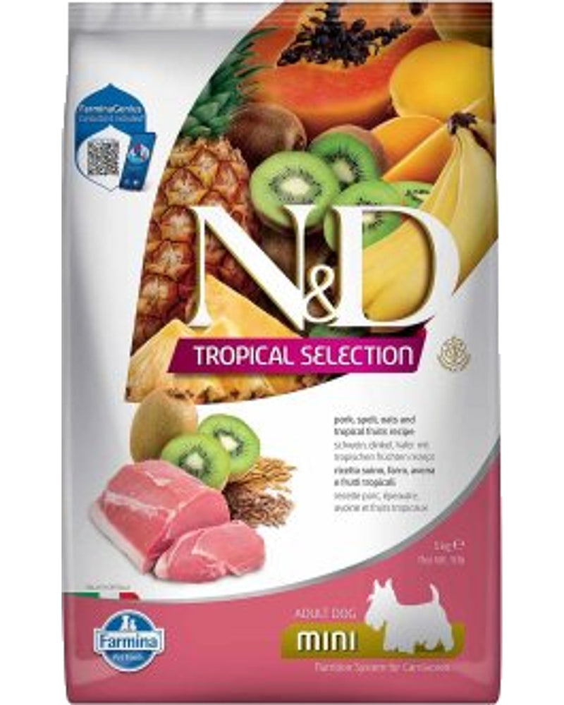N&D Tropical Domuz Etli Düşük Tahıllı Küçük Irk Köpek Maması 5 kg